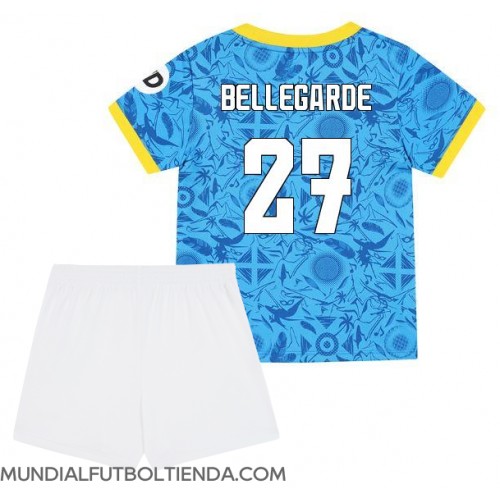Camiseta Wolves Jean-Ricner Bellegarde #27 Tercera Equipación Replica 2025-26 para niños mangas cortas (+ Pantalones cortos)